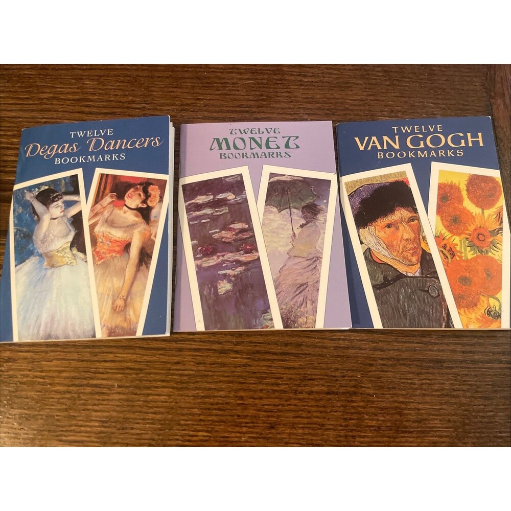 Monet Van Gogh Degas Bookmarks (Dover Bookmarks) - Paperback Book Book Club